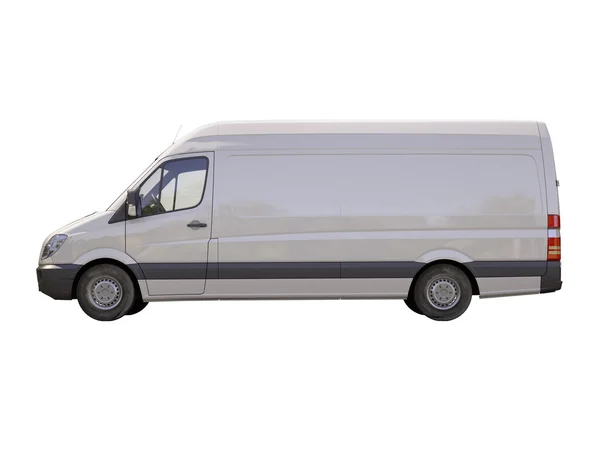 Commercial van isolated — Stock Photo, Image