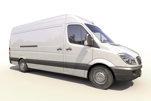 Commercial van — Stock Photo, Image