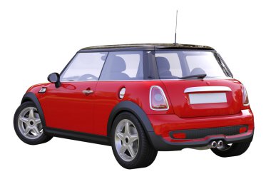 modern kompakt araç izole