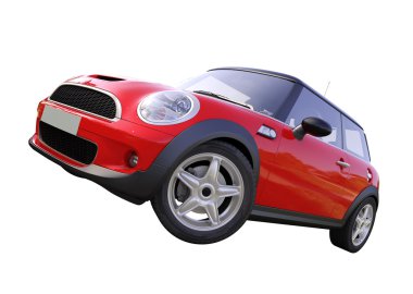 modern kompakt araç izole