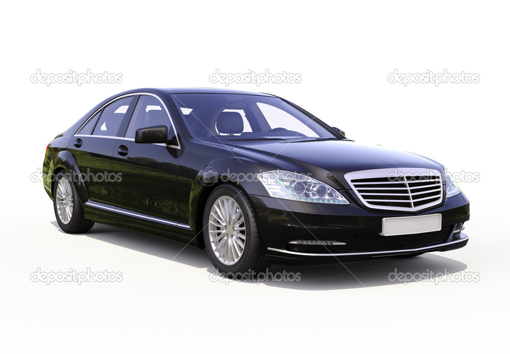 Moderno coche ejecutivo de lujo 2025