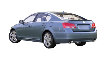 modern lüks araba izole