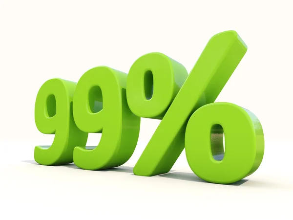 Percentage rate icon on a white background — Stock Photo, Image