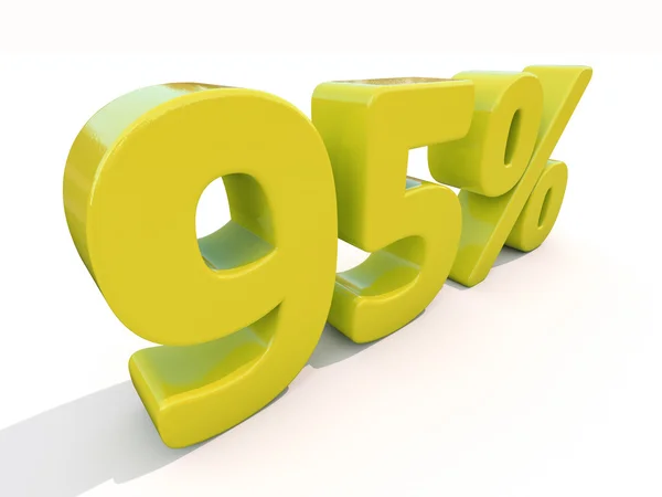 Icono de tasa de porcentaje sobre un fondo blanco — Foto de Stock