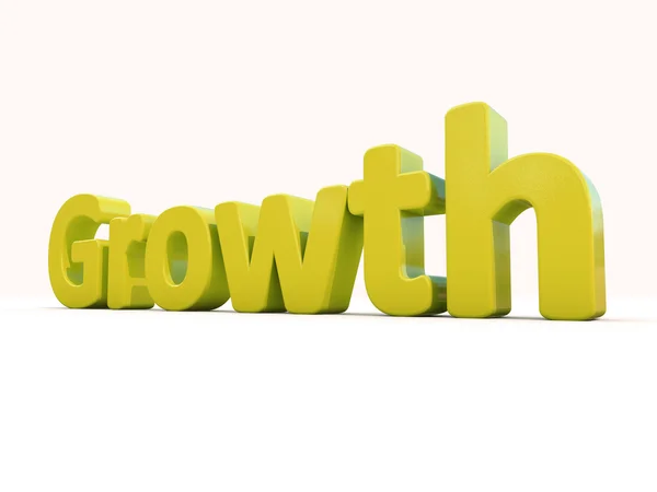 3d word growth — Stock Photo, Image