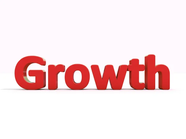 3d word growth — Stock Photo, Image