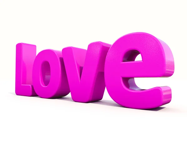 3d parola amore — Foto Stock