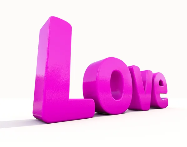 3d parola amore — Foto Stock