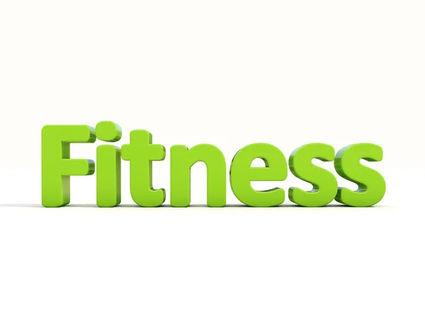 3d-Wort Fitness — Stockfoto