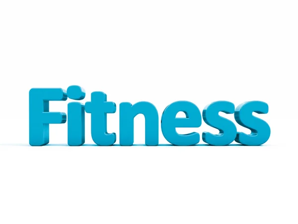 3D-woord fitness — Stockfoto