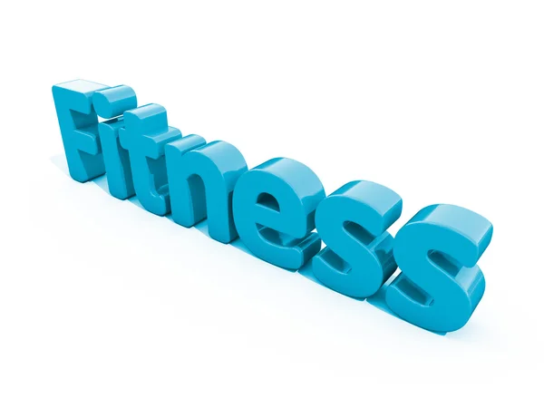 3d word fitness — Stock Photo, Image