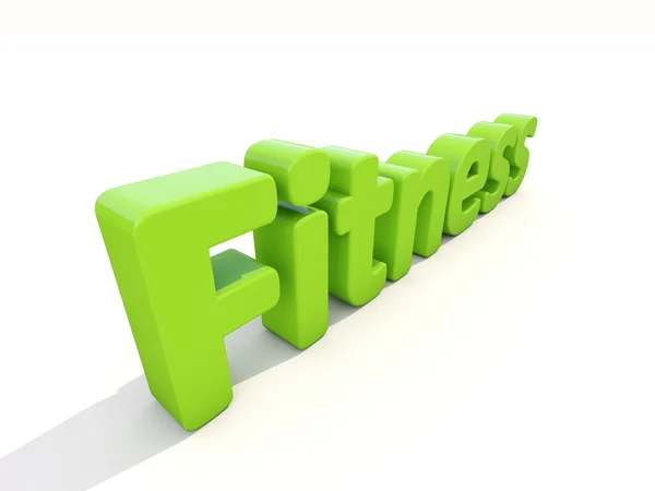 3d word fitness — Stock Photo, Image