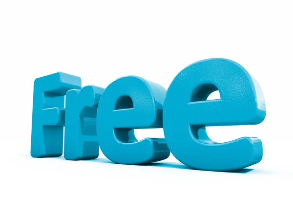 3D słowo free — Zdjęcie stockowe