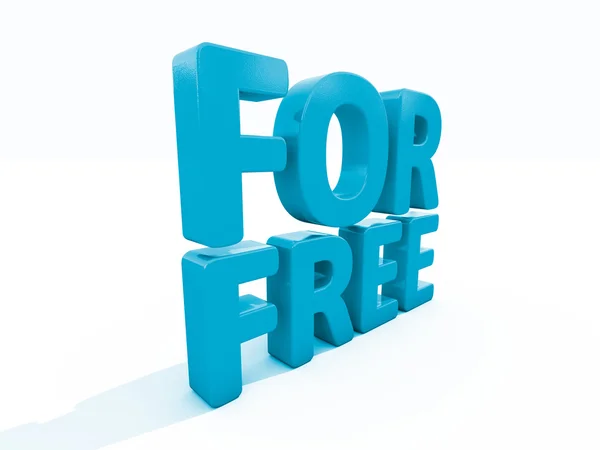 Parole 3d gratis — Foto Stock