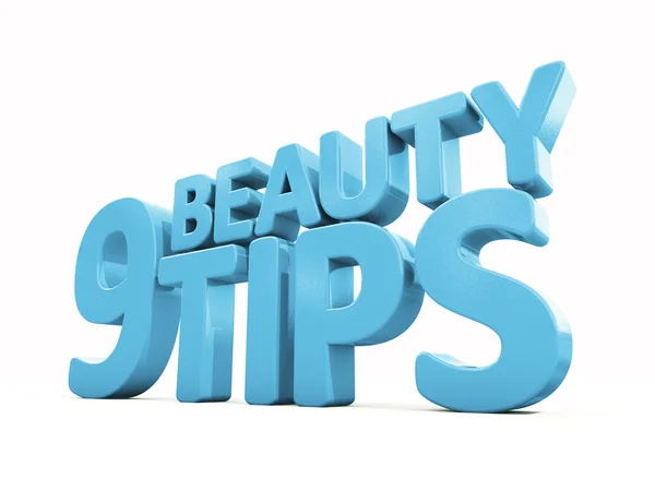 3d Beauty tips — Stock Photo, Image