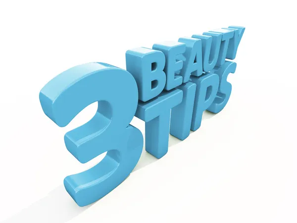3d Beauty tips — Stock Photo, Image