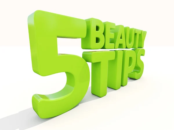 3D beauty tipy — Stock fotografie