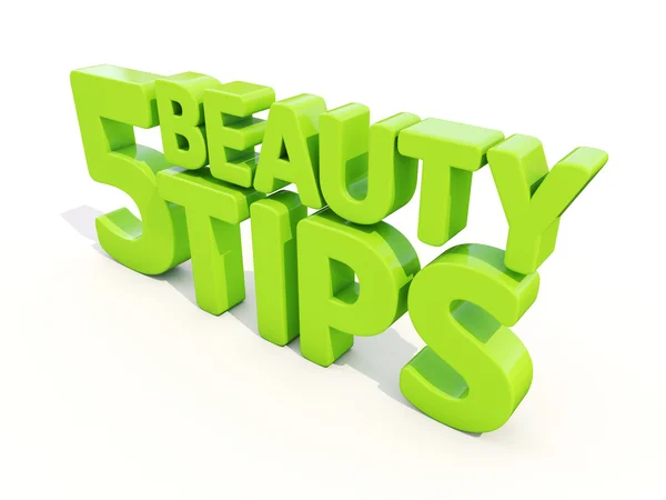 3d Beauty tips — Stock Photo, Image
