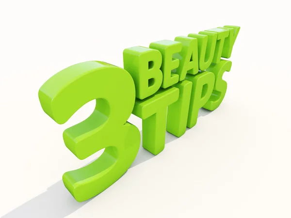 3d Beauty tips — Stock Photo, Image