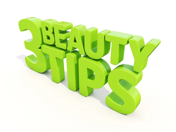 3d Beauty tips — Stock Photo, Image