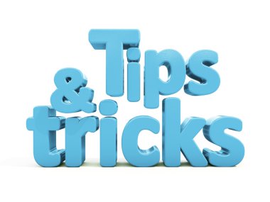 3d tips and tricks clipart