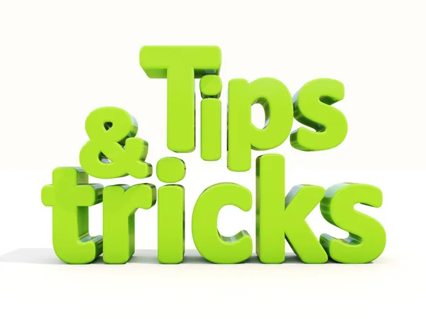 3D tips och tricks — Stockfoto