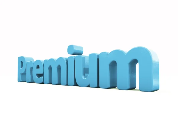 3D ordet premium — Stockfoto