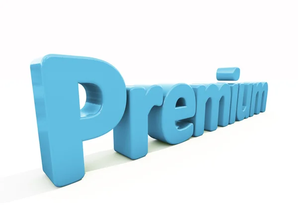 3D slovo premium — Stock fotografie