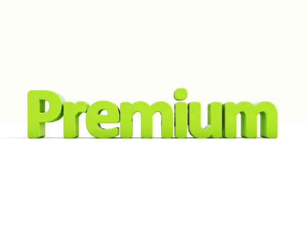 3D ordet premium — Stockfoto