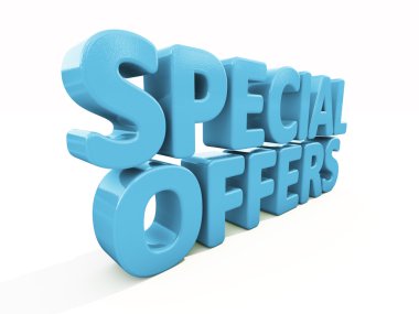 3d Special offers clipart