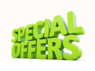 3d Special offers clipart