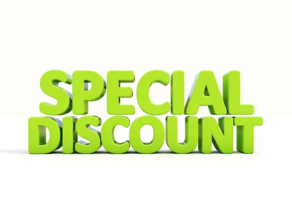 3d Special discount — Stock Photo, Image