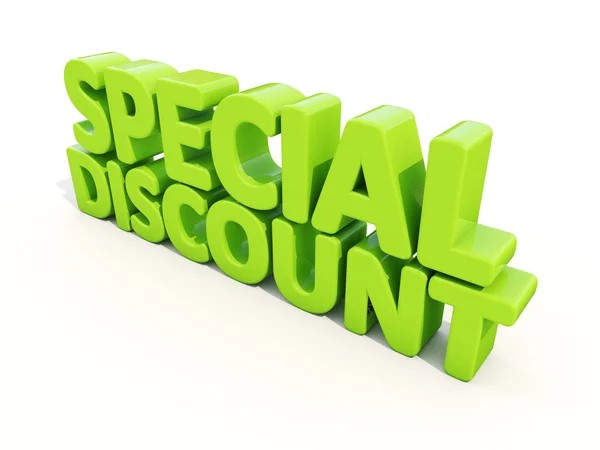 3d Special discount — Stock Photo, Image