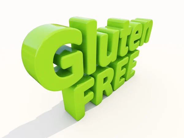 3d glutenfrei — Stockfoto