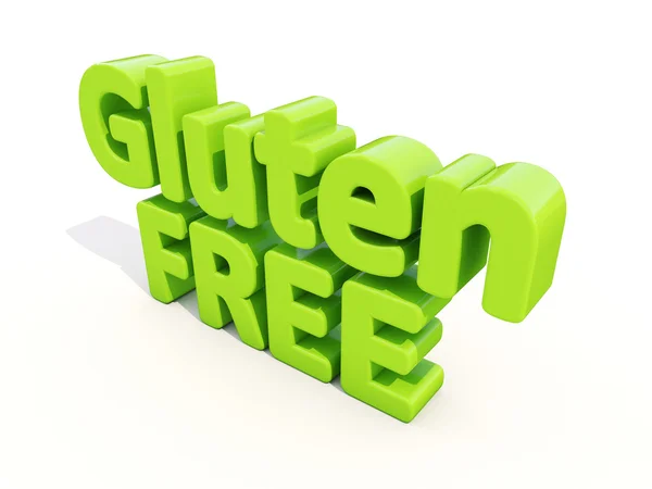 3d glutenfrei — Stockfoto