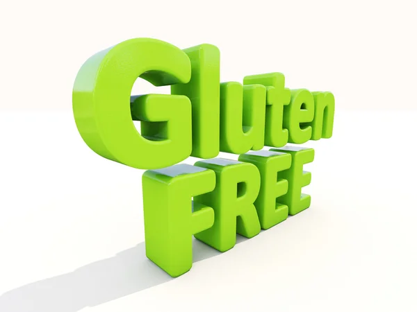 3d glutenfrei — Stockfoto