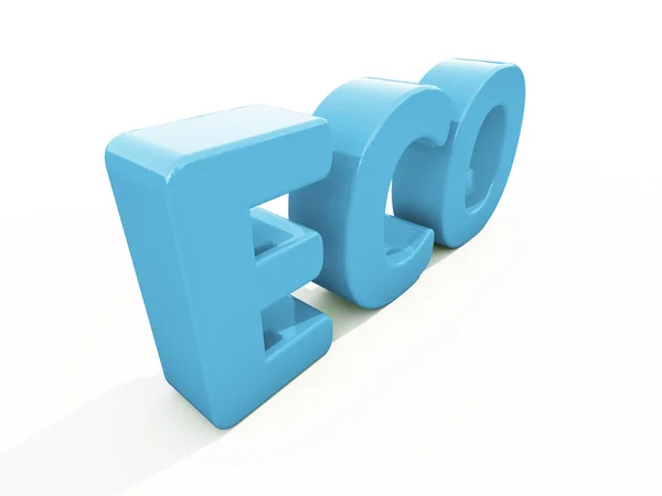 3d Eco — Stock Photo, Image