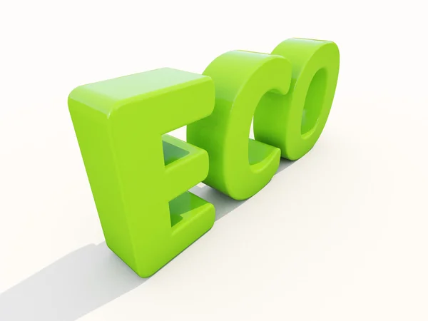 3d Eco — Stock Photo, Image