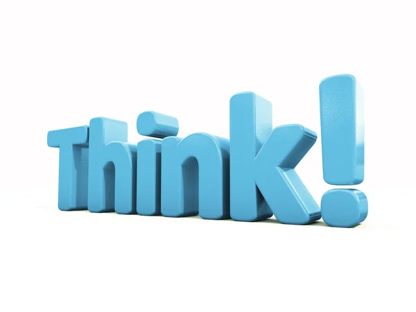 3d Think — Stock Photo, Image