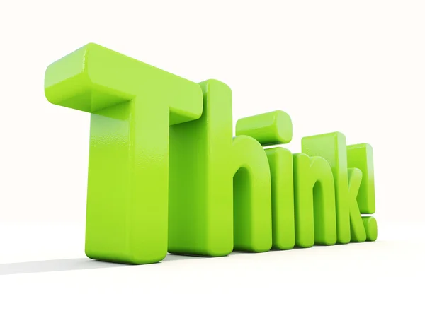 3d Think — Stock Photo, Image