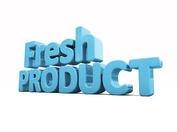3d produto fresco — Fotografia de Stock
