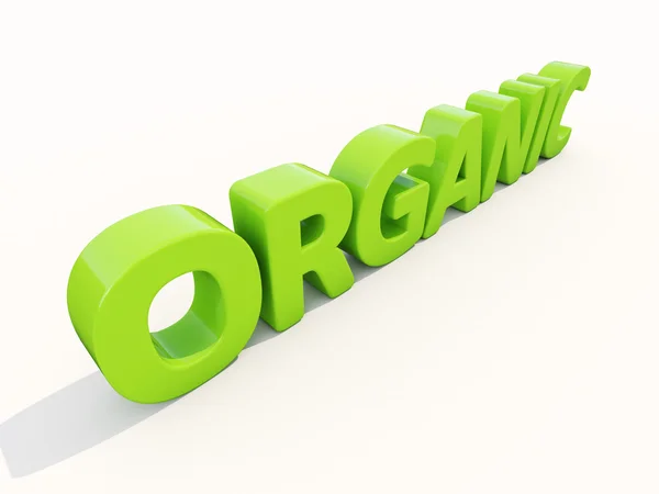 3d organico — Foto Stock