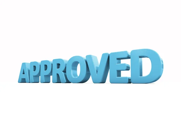 3D Approved — Stock Photo, Image