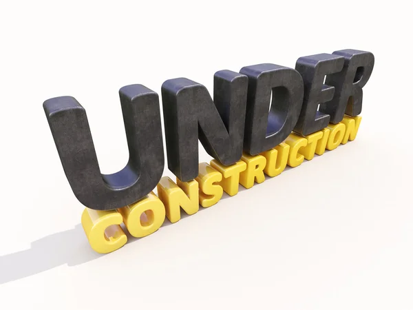 Under construction — Stock Photo, Image