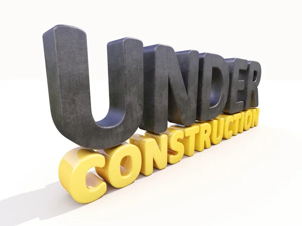 Under construction — Stock Photo, Image