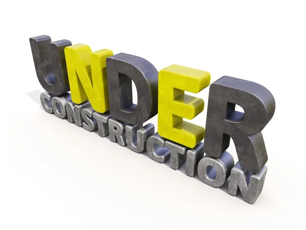 Under construction — Stock Photo, Image