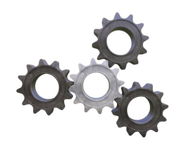 Metal cogwheels