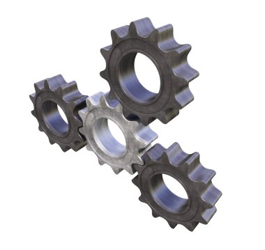 Metal cogwheels