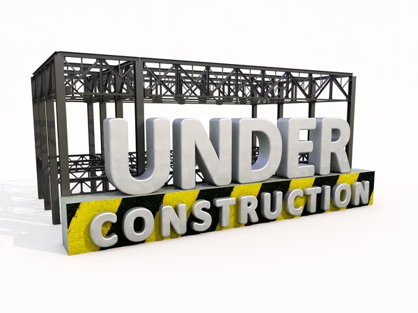 Under construction — Stock Photo, Image