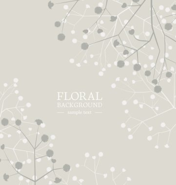 Floral background clipart